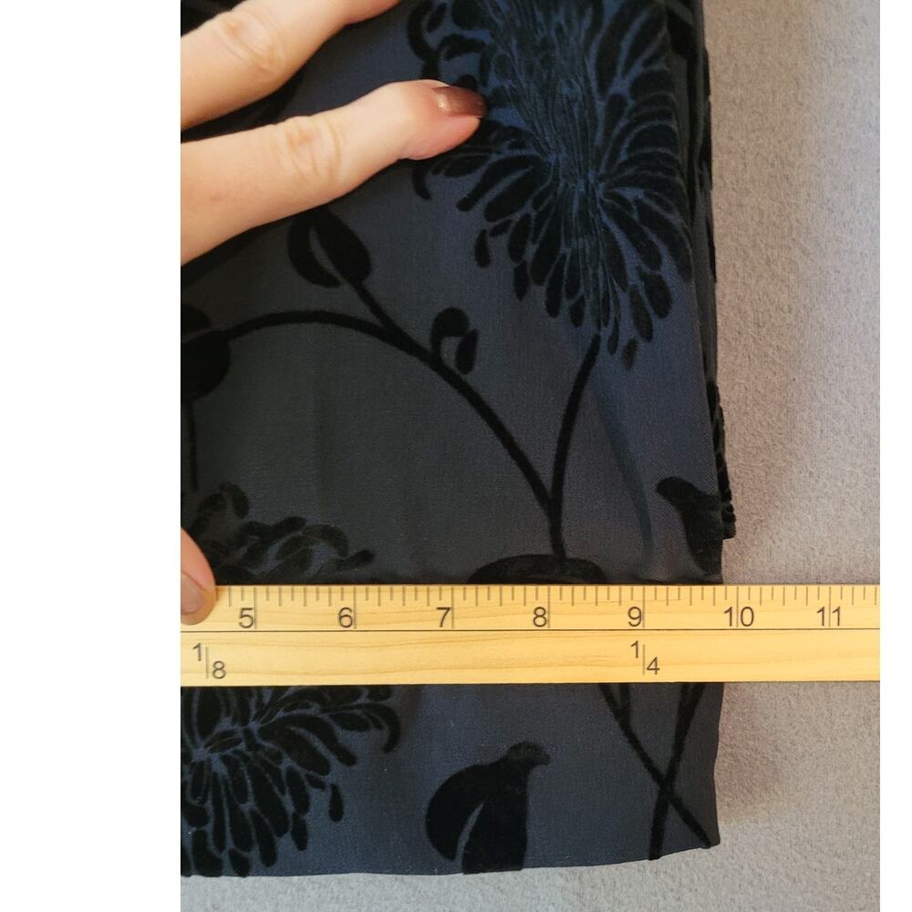 NWT Willi Smith Wide Leg Pants Floral Marled 12 - Picture 8 of 9